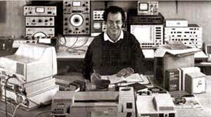 Ingegnere Renato Giussani in una foto degli anni 80